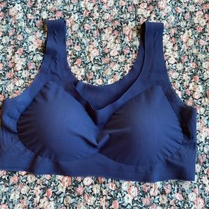 Lighter than air bras, 2 pack. Never worn. Blue and sea foam green.